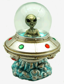 LED Alien Spacecraft